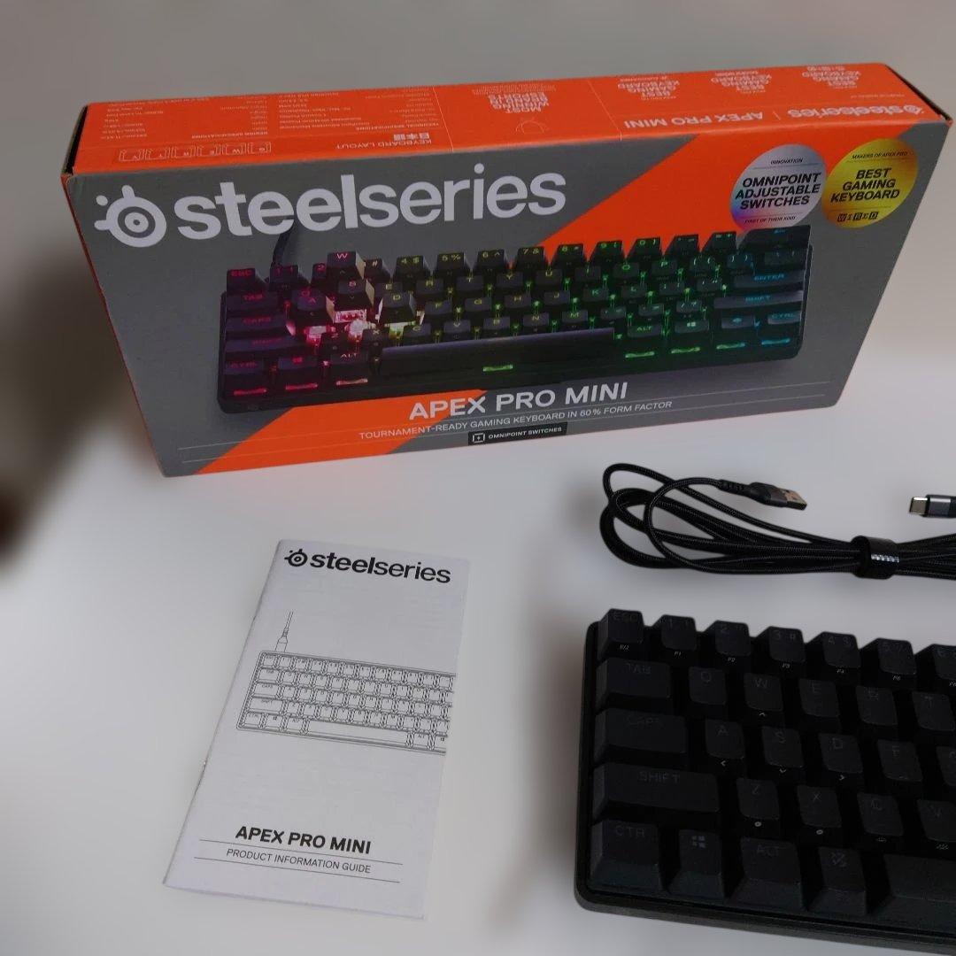 【美品】SteelSeries Apex Pro Mini 日本語配列ゲーミング