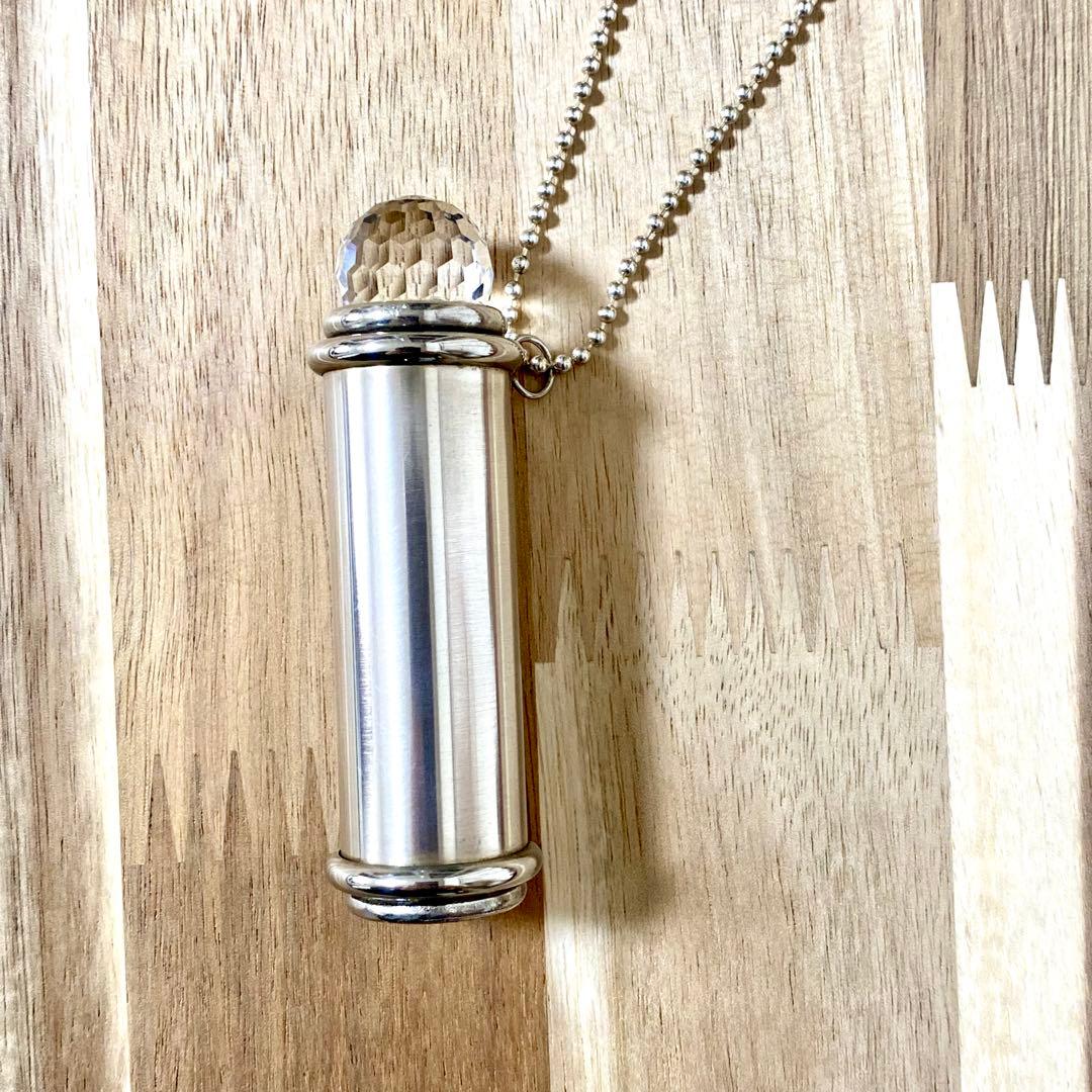 万華鏡デザイン スターリングシルバー ネックレス