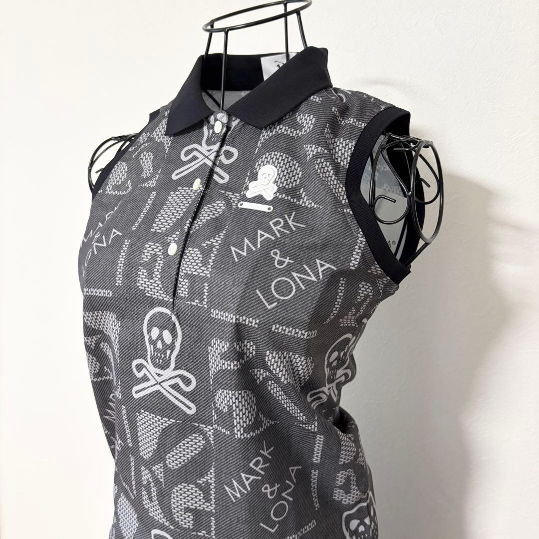 新品タグ付き✨MARK & LONA ブラック ノースリーブ S 2024SS