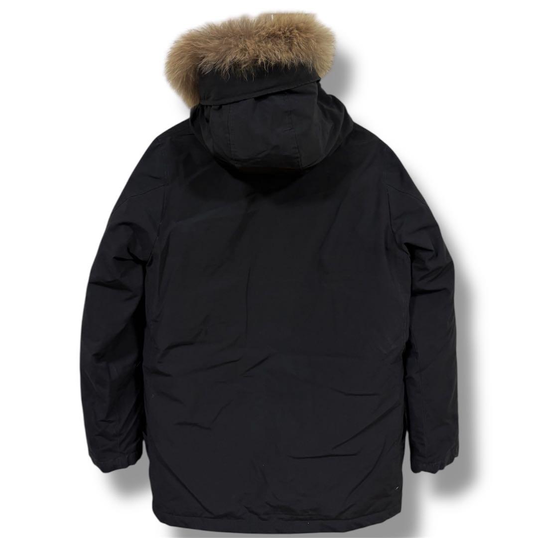 【おさるさん】DANTONダウンジャケットブラック/40(L相当）