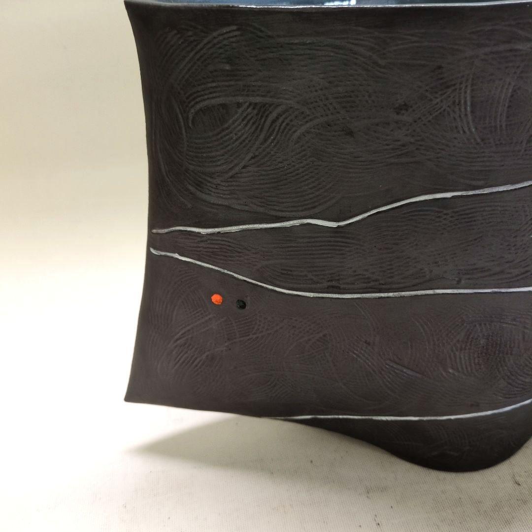 清水焼　三余作　池坊好み　池坊花器