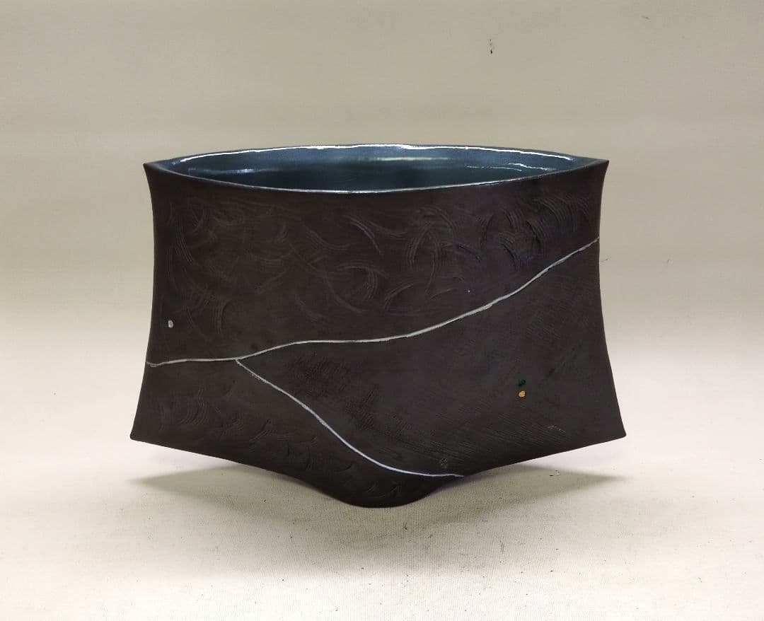 清水焼　三余作　池坊好み　池坊花器