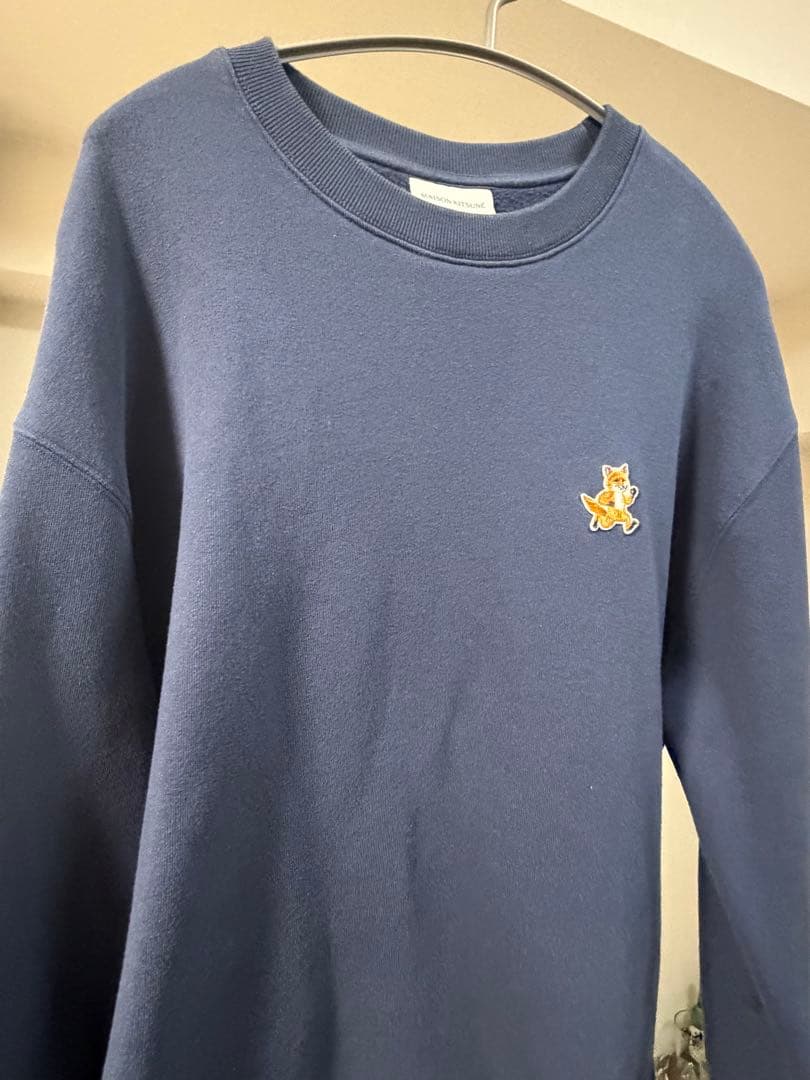 Maison Kitsune メンズスェット　ネイビー