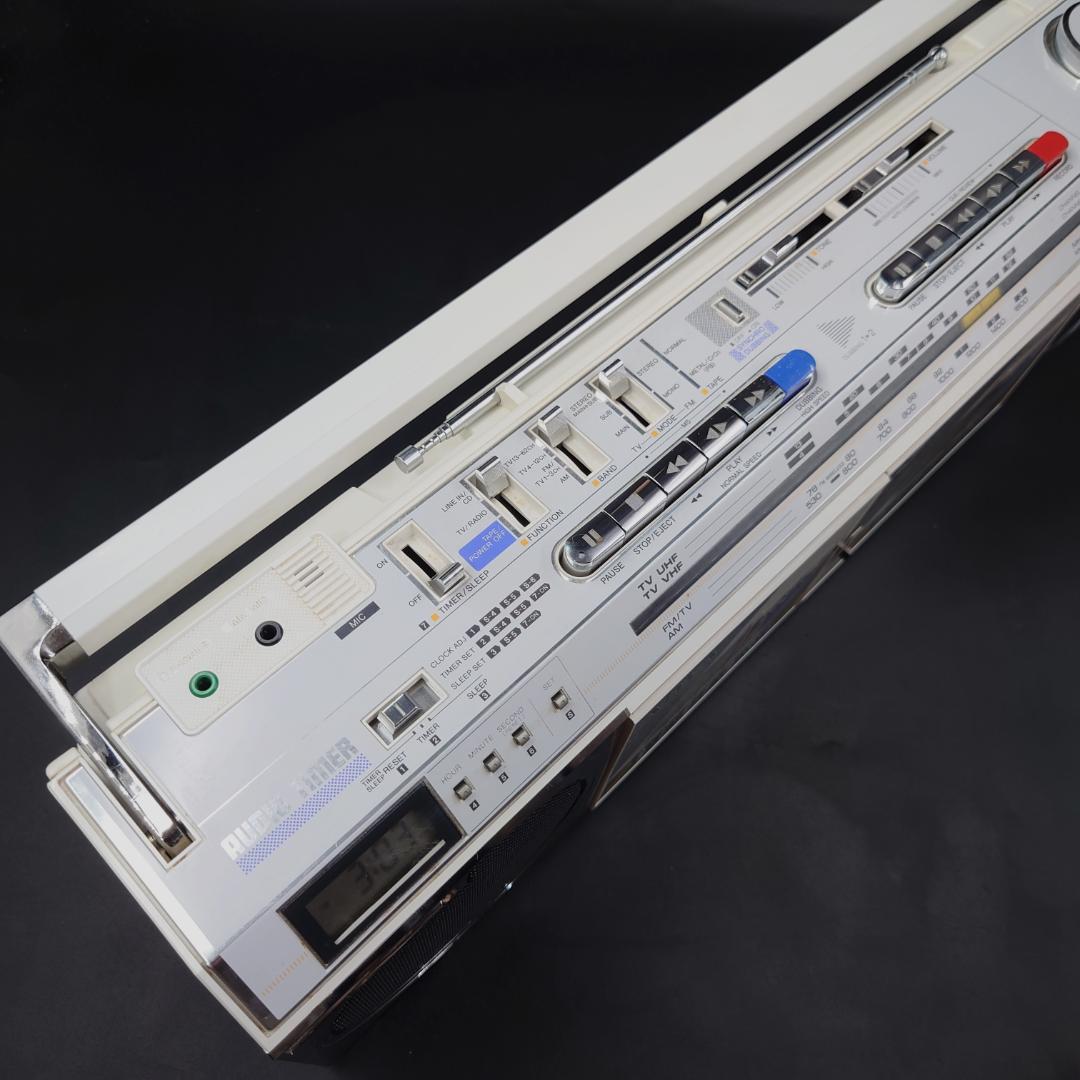 【ジャンク】 外装良好 AIWA ラジカセ CS-W99 昭和レトロ アイワ