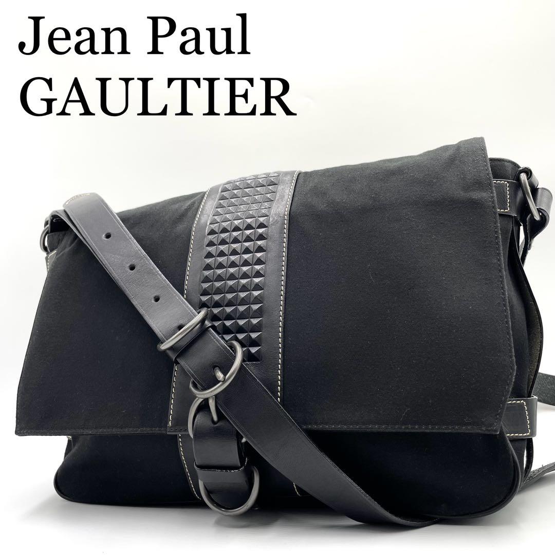 Jean Paul GAULTIER ショルダーバッグ　メッセンジャー　ブラック