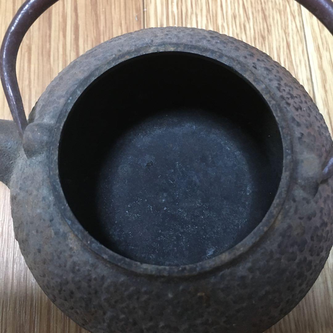 1005 鉄器 鉄瓶 小 花 桜 梅 ミニチュア その2