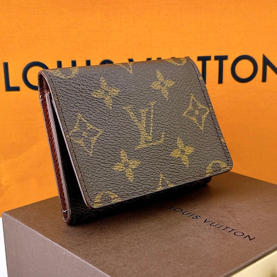 【良品】ルイヴィトン　モノグラム　アンヴェロップ カルトドゥヴィジット