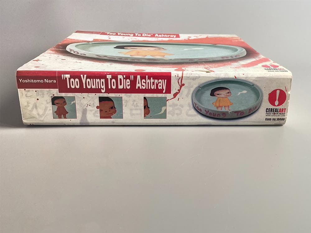 新品未使用 2002年 奈良美智 灰皿 Too Young To Die
