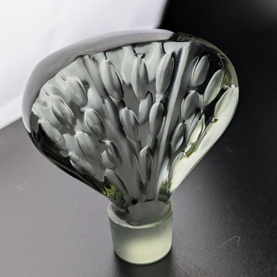 魔法のようなブルーグレー★ラリック ミラベル かぼちゃ 13㎝ 香水瓶