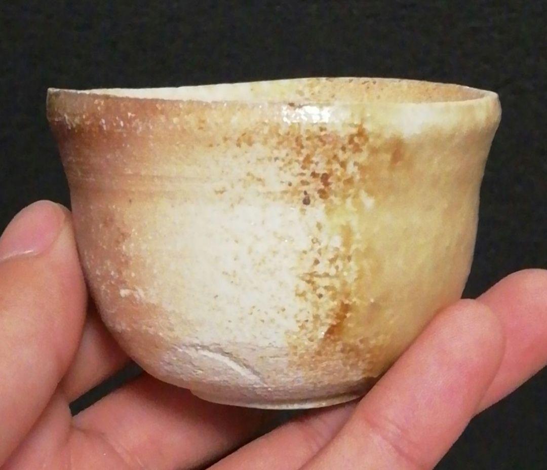 杉本貞光作　信楽焼　盃　ぐい呑　一対　共箱　酒器