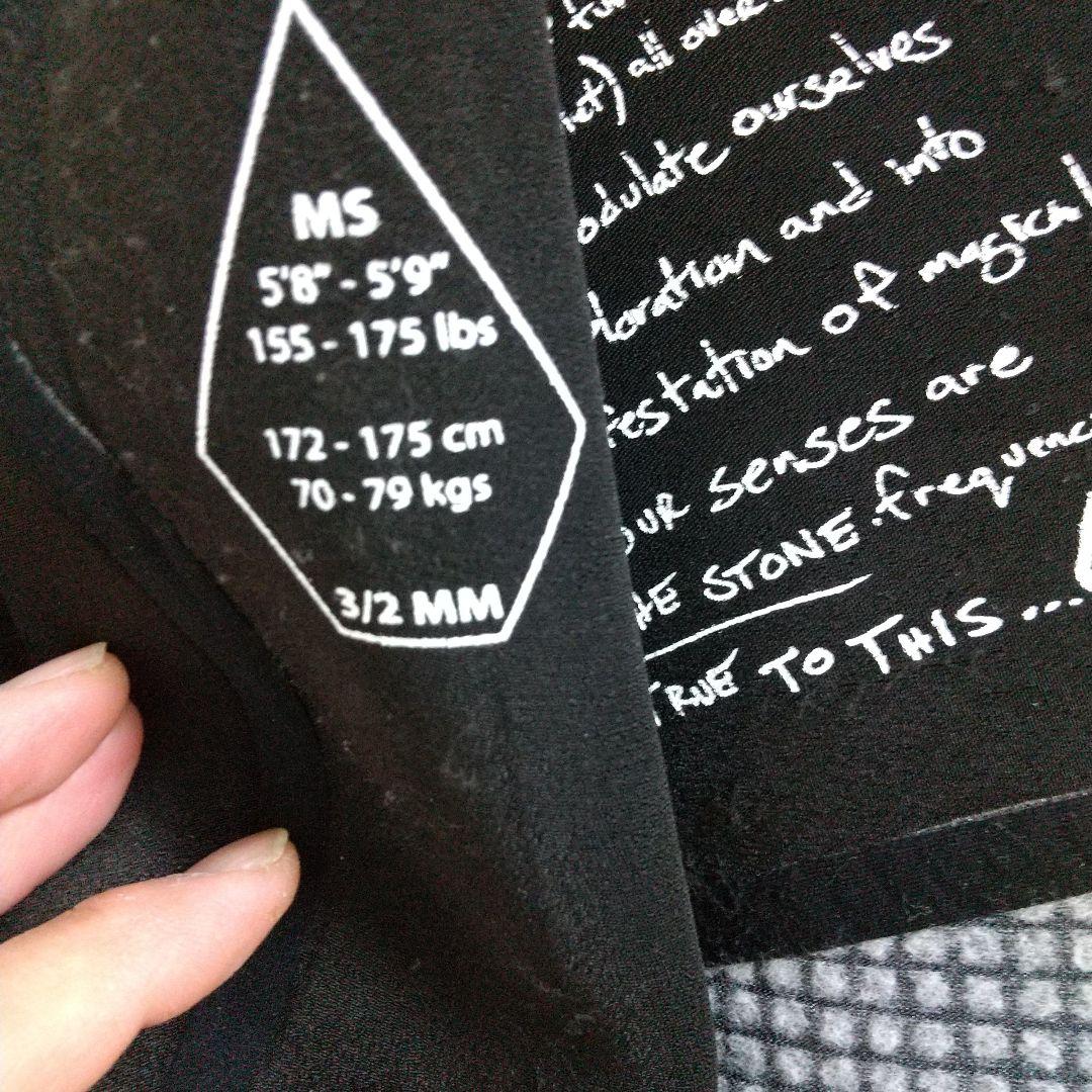 VOLCOM ブラック フルスーツ 3/2mm