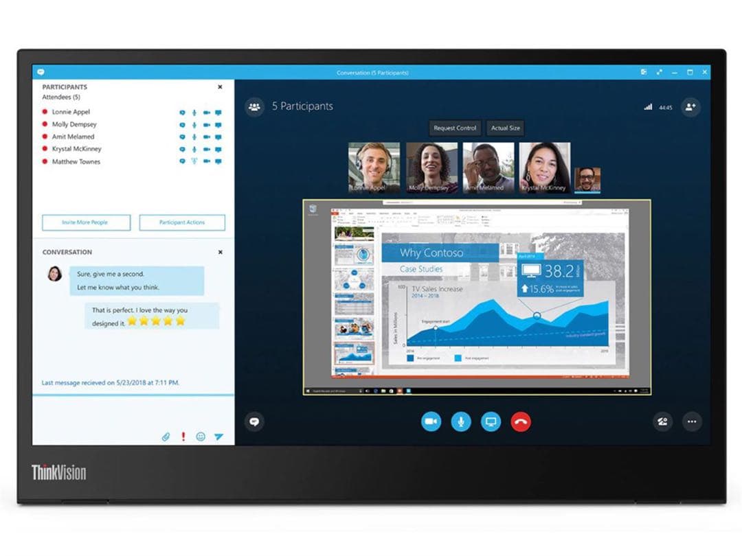 Windowsアクセサリー Lenovo ThinkVision M14 61DDUAR6JP