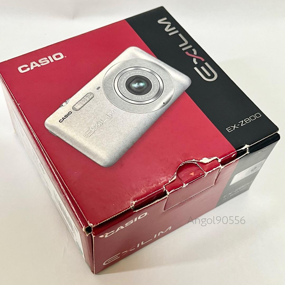 美品 CASIO EX-Z800 コンパクトデジタルカメラ ブルー 取説 箱