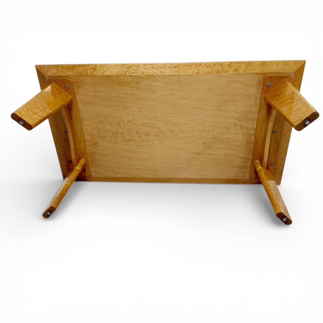 定価30万 IDC 大塚家具 スプレンダー バーズアイメープル リビングテーブル