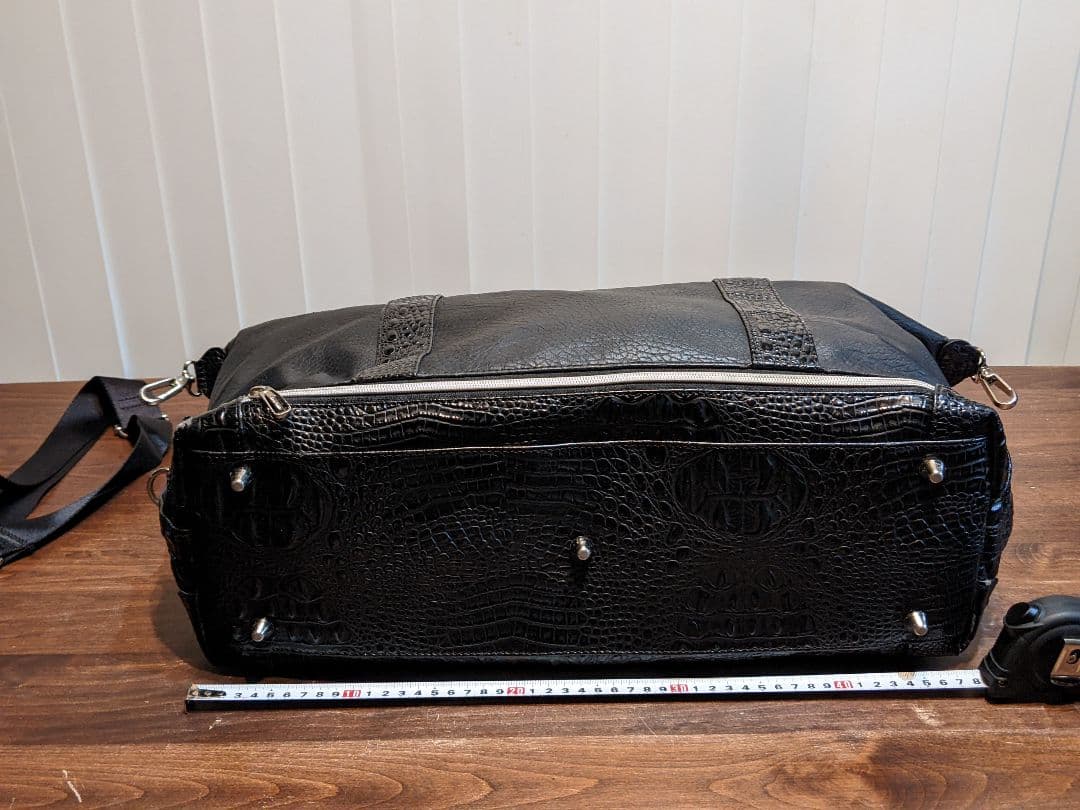 ブラック&ホワイト　ゴルフ　2way　トートバッグ　ショルダーバッグ　靴入れ