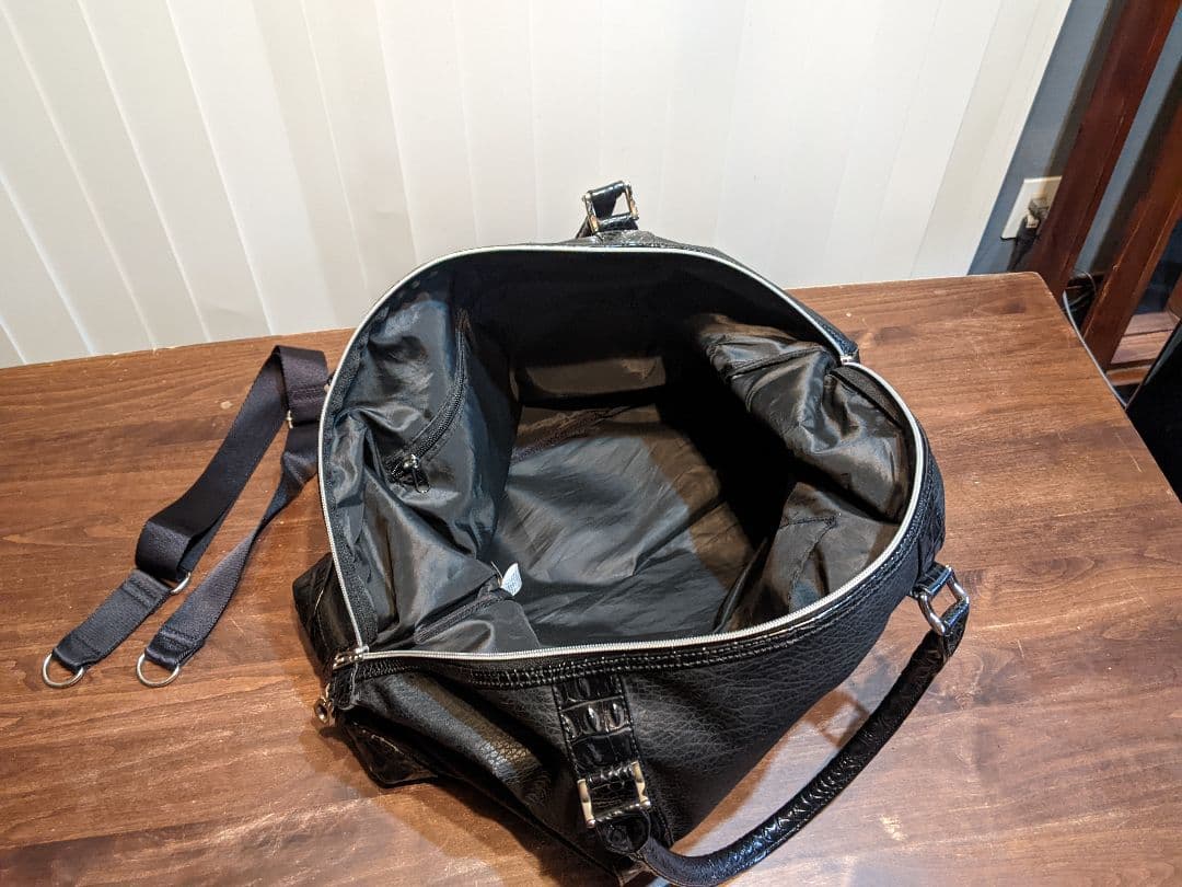 ブラック&ホワイト　ゴルフ　2way　トートバッグ　ショルダーバッグ　靴入れ