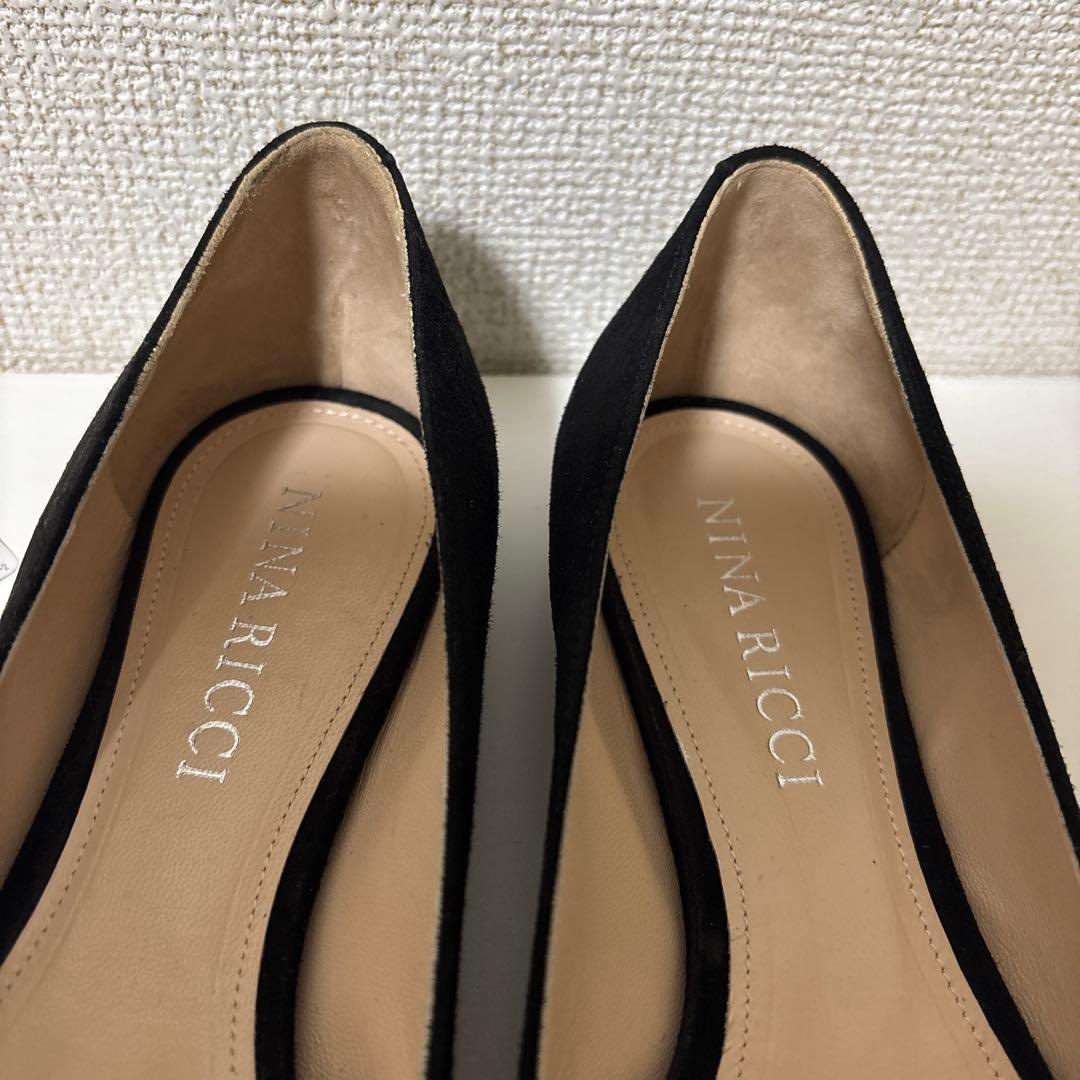 ニナリッチ　スエード　パンプス 36