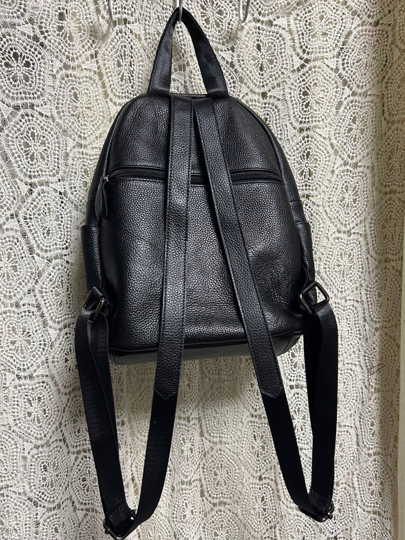 50917Aミナペルホネンハーフハンドメイド本革リュック