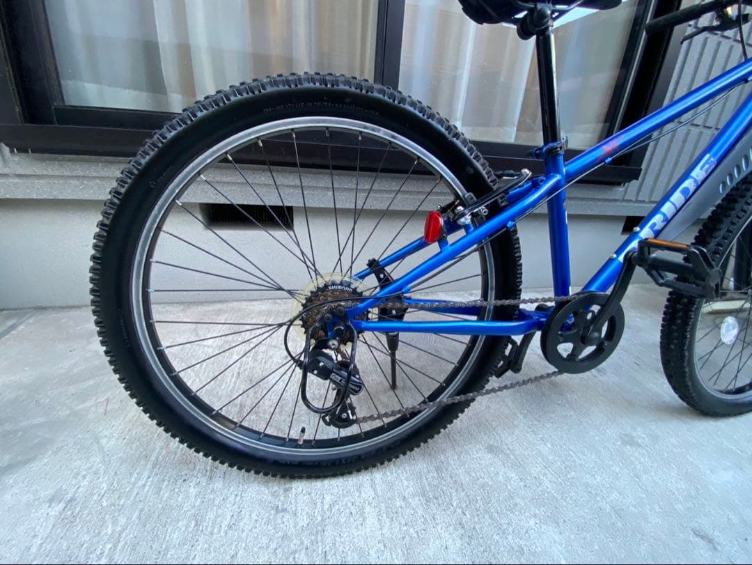 【引き取り限定】Asahi DRIED 26インチ 青色 6速ギア マウンテン