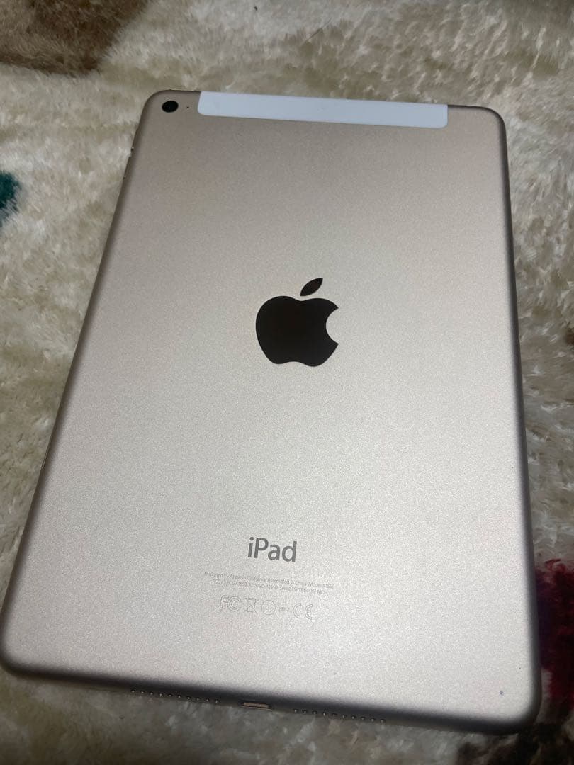 iPad mini 4 128GB ゴールド wifi+cellular