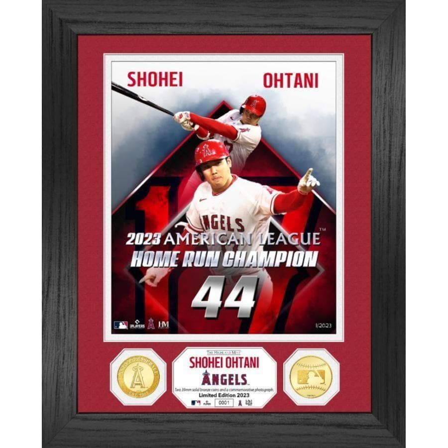 レア品　大谷翔平 ホームラン王 ダブルフォトミント＆ゴールドセット
