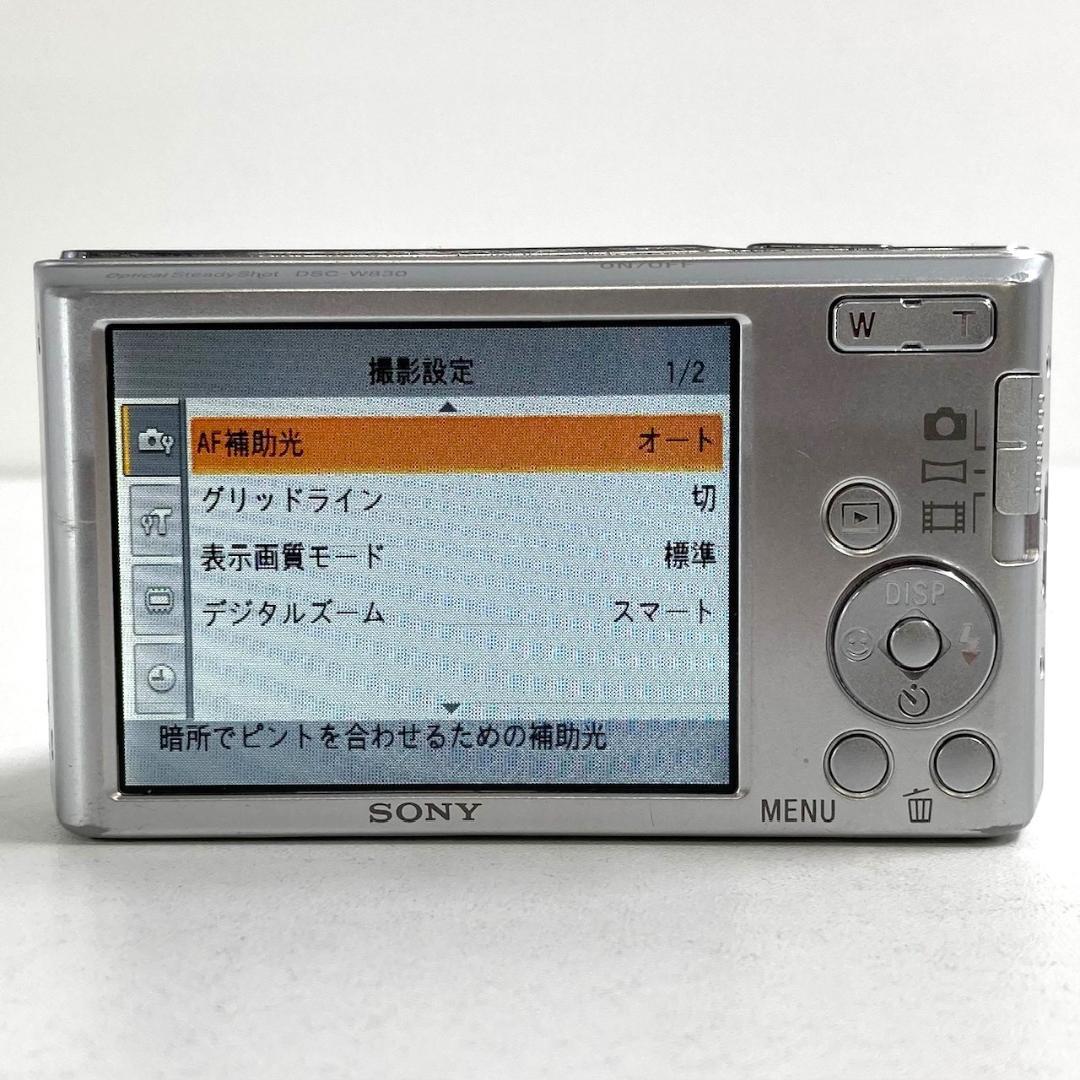 SONY　デジタルカメラ　Cyber-shot　DSC-W830　シルバー
