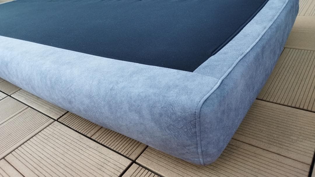 【美品】ナガノインテリア　friendly!!　座クッション 　グレーAF832