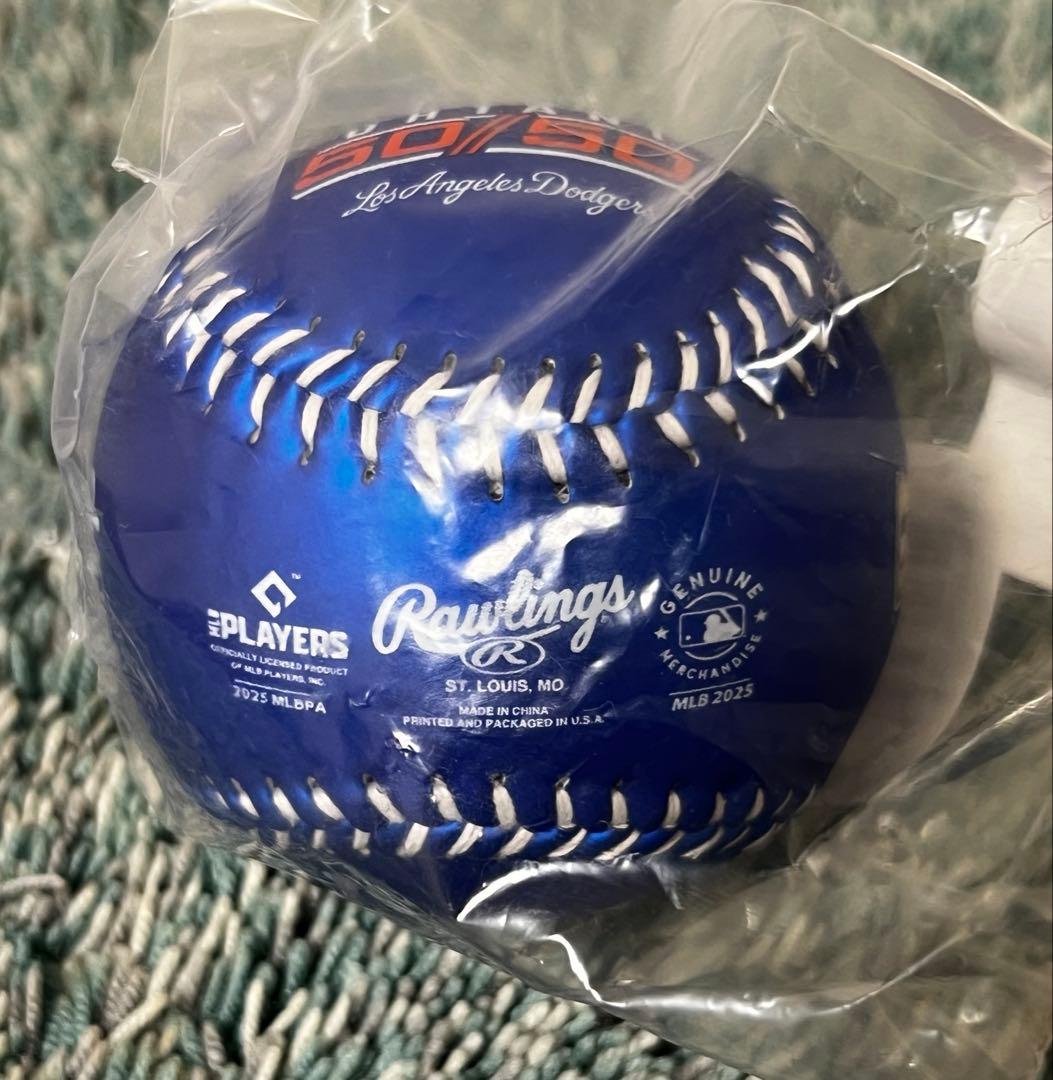 大谷翔平 2024年MVP50/50 限定 記念ボール ドジャース 正規品