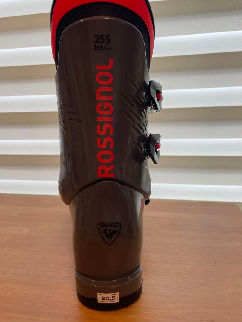 ROSSIGNOL HERO J4 スキーブーツ 25.5cm グレー/レッド