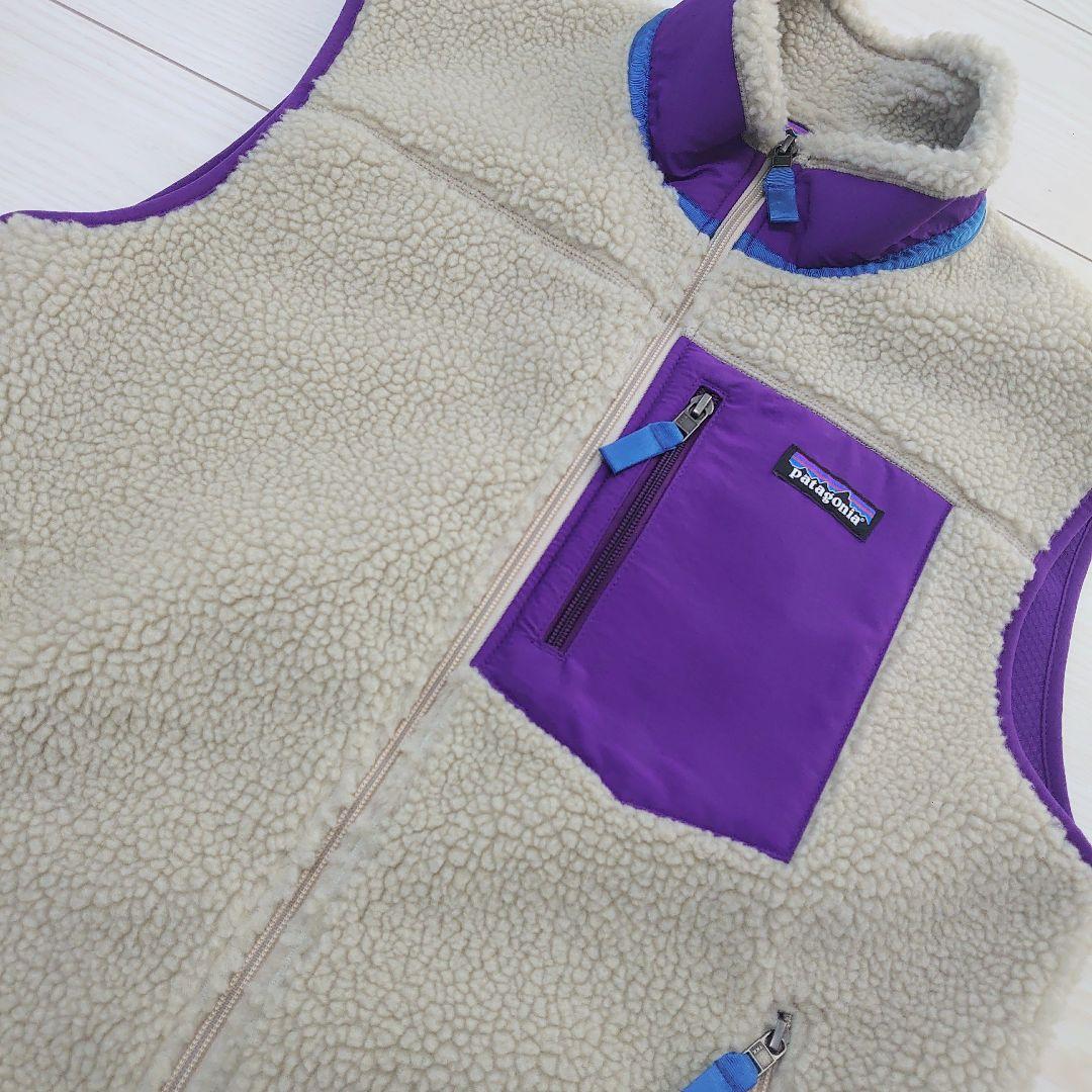 【廃盤 2021年製 パタゴニア】レトロX ベスト M ほぼ未使用 パープル