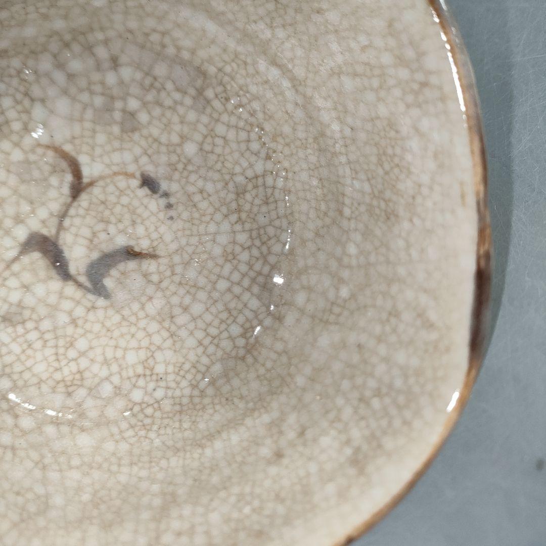 A1335-6/在銘/絵唐津向付5客/銘々皿/飾鉢/盛鉢/菓子鉢/懐石道具/