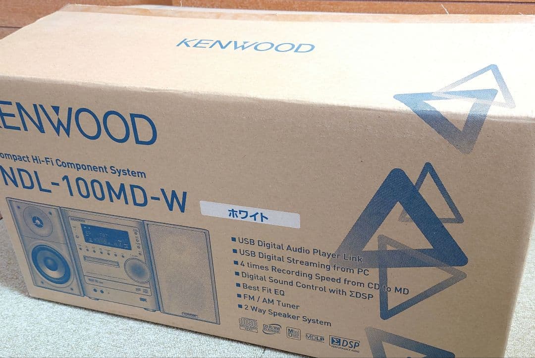 KENWOOD NDL-100MD-W(ホワイト) ミニコンポ