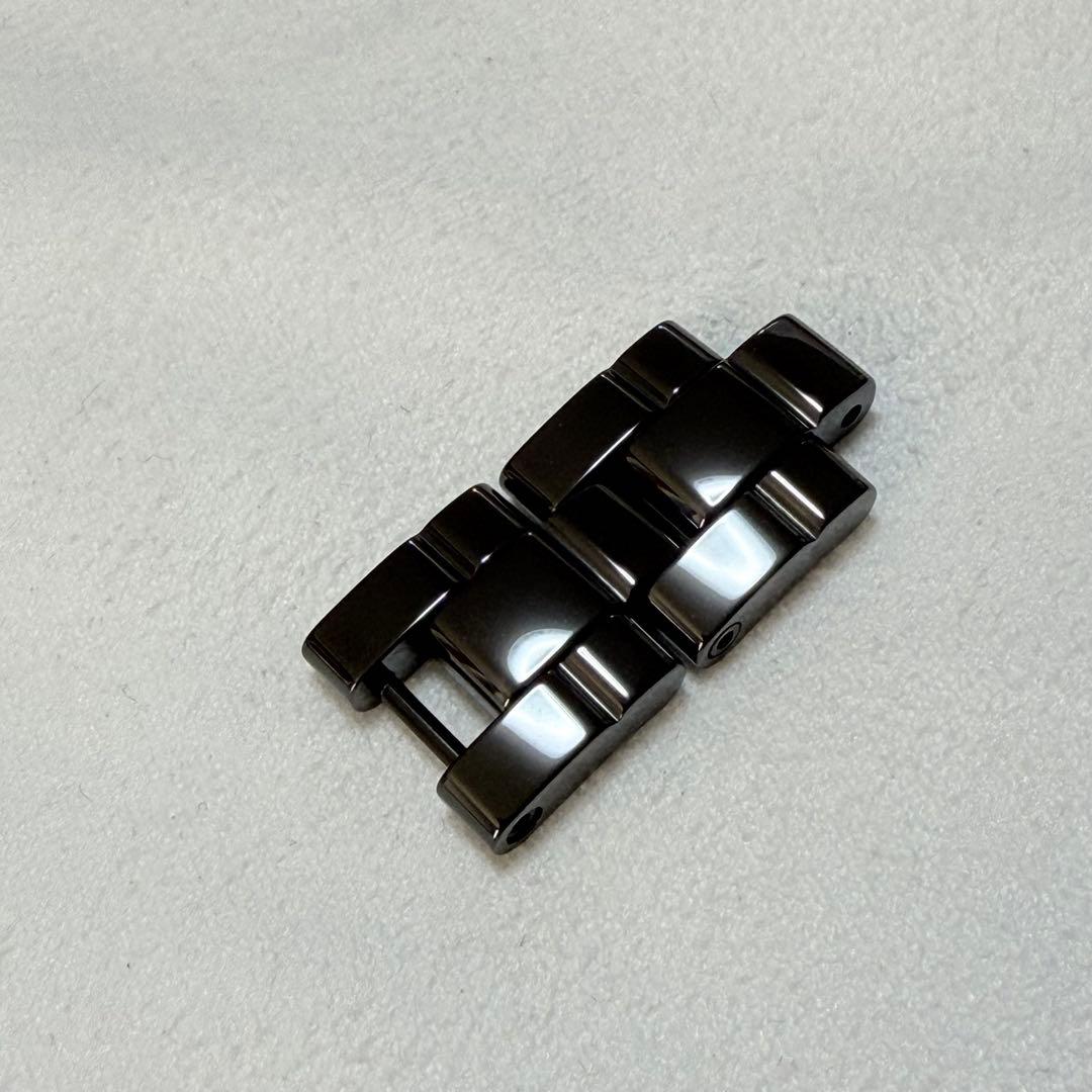 未使用品　シャネル　J12 時計　2コマ　ブラック