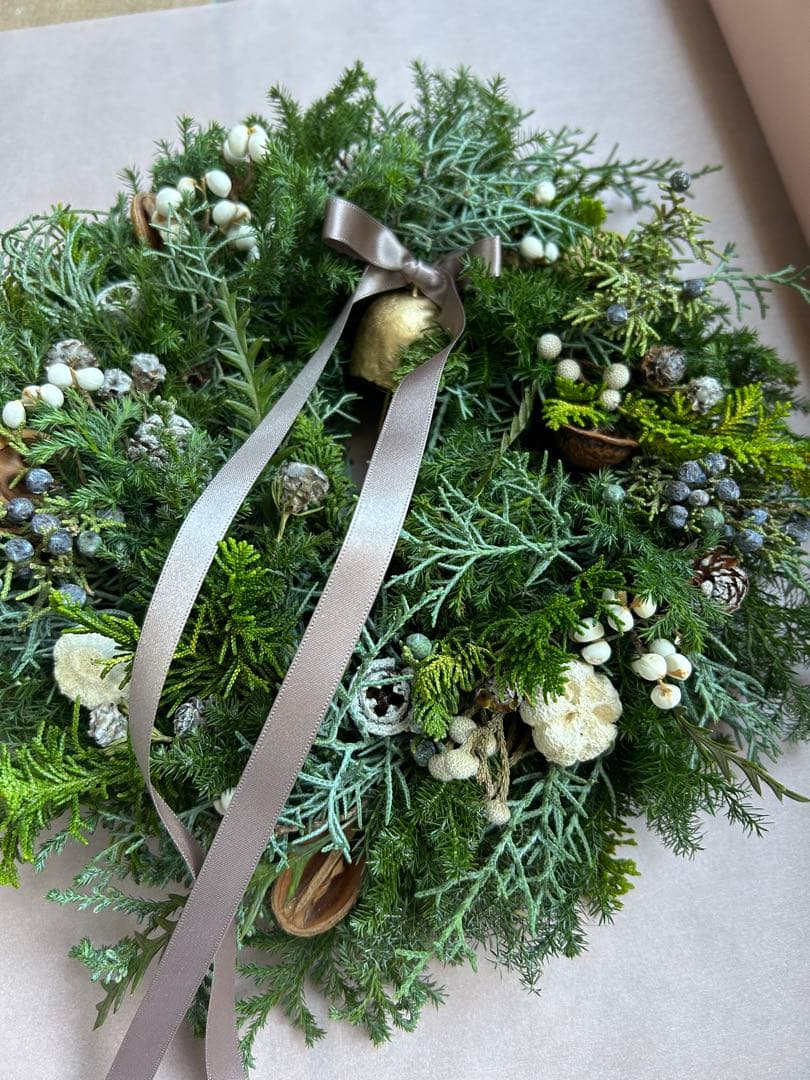 大人のクリスマスリース 約30センチ ※予約用