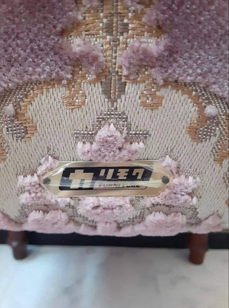 カリモク　ダイニングチェア（1/３）アンティーク ロココ調