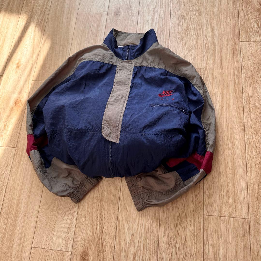 K*E様 NIKE AIR 90s 刺繍ロゴ ナイロンジャケット L