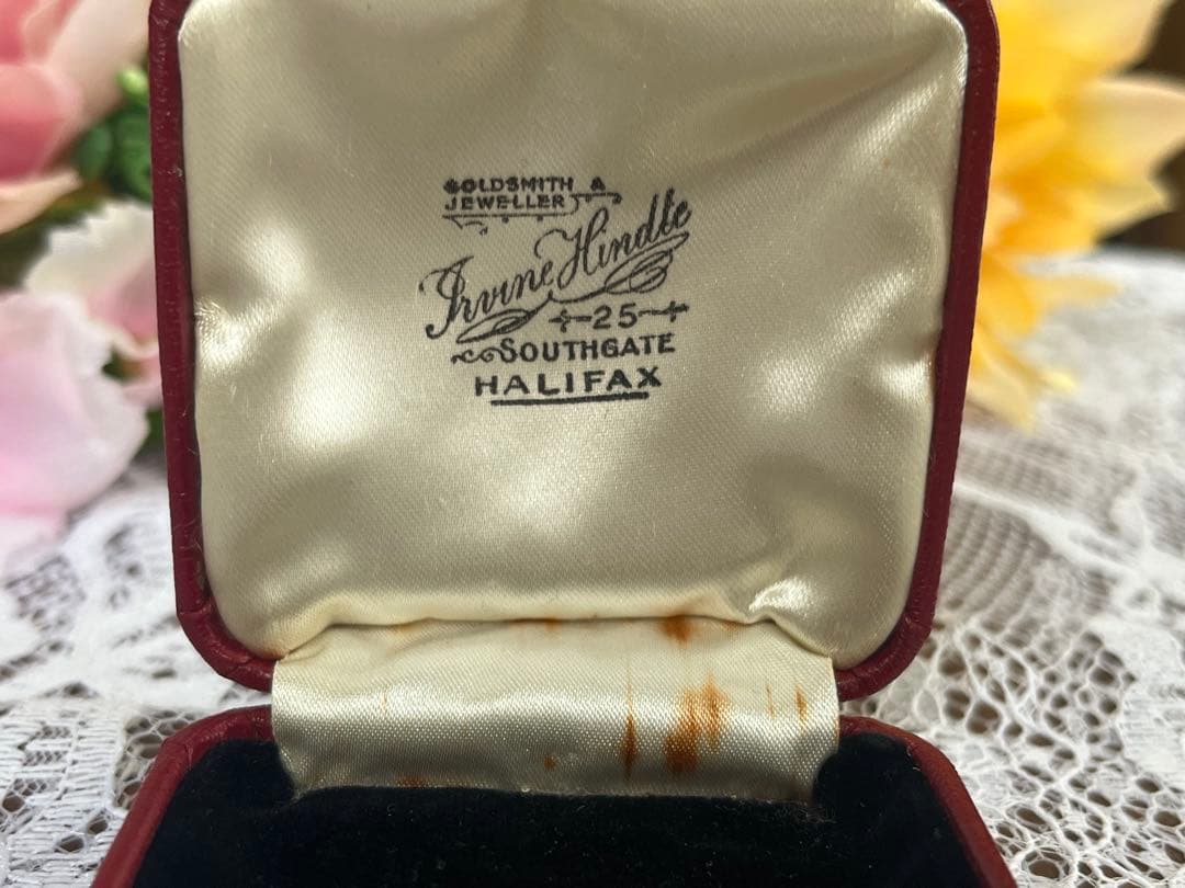 【現品限り】英国 アンティーク ジュエリーボックス Irvine Hindle