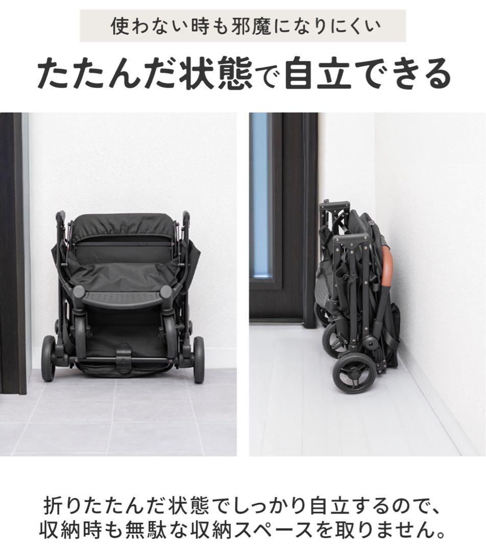 美品★折りたたみワンタッチショッピングカート ブレーキ付き 保冷バッグタイプ