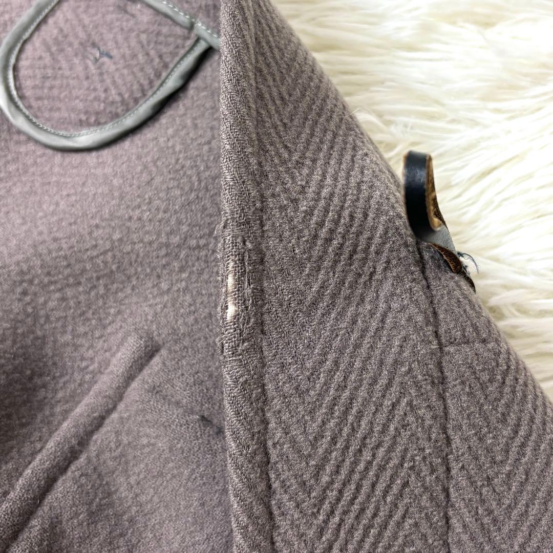 【希少】バーバリー ムーアブルック ダッフルコート ヘリンボーン XL相当