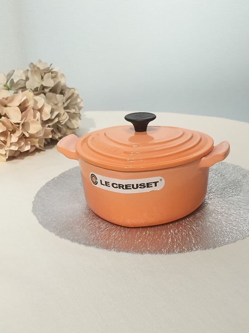 ル・クルーゼ　ココットダムール　ピーチピンク　18　20　希少色　未使用