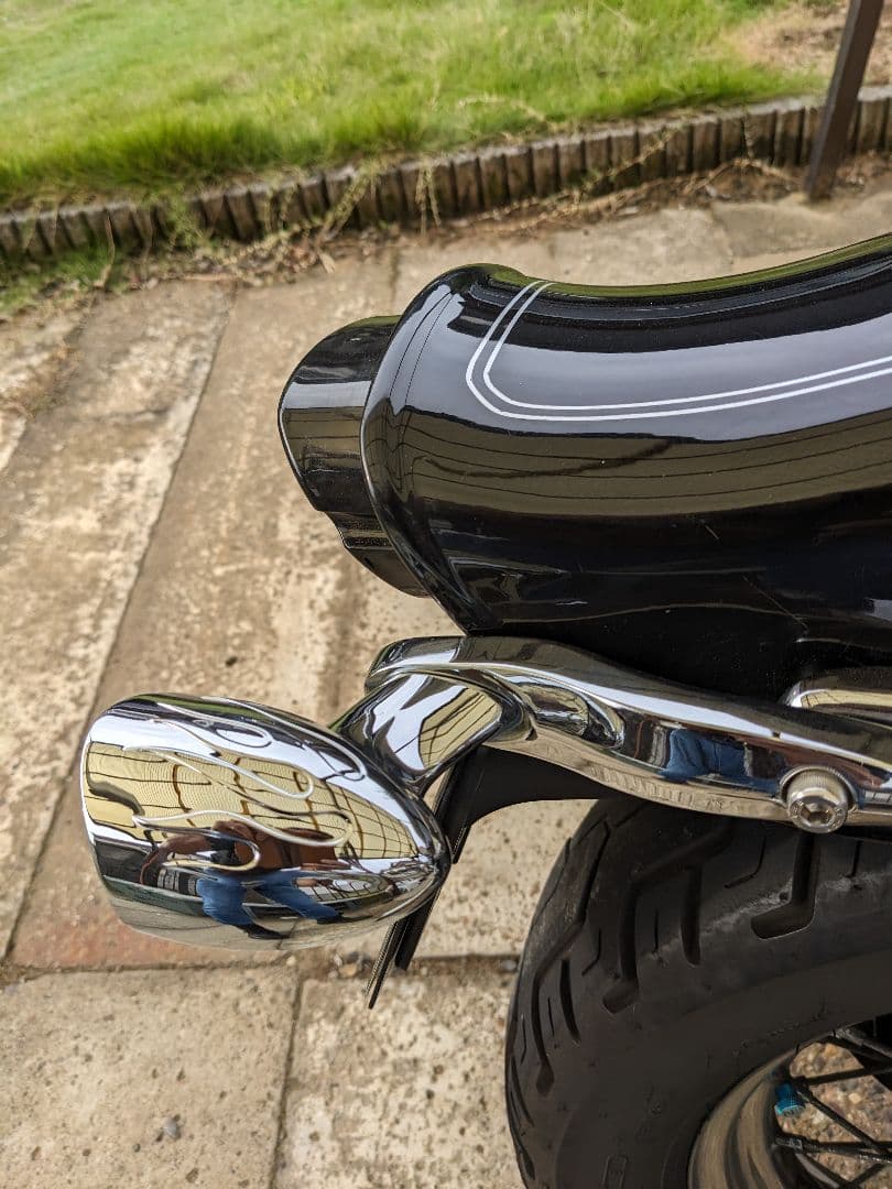 ハーレーダビッドソン純正オプションフレイムウインカーダイナソフテイルスポーツスタ