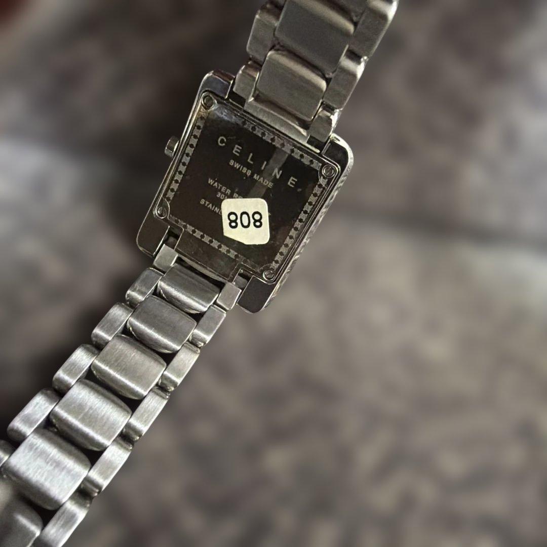 ✨希少✨CELINE セリーヌ 腕時計 スクエア シルバー レディース
