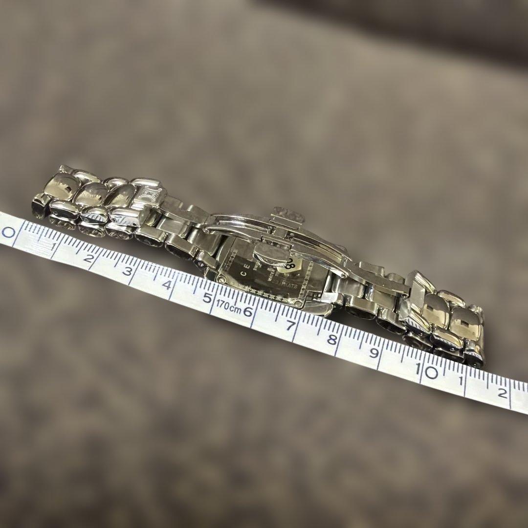 ✨希少✨CELINE セリーヌ 腕時計 スクエア シルバー レディース