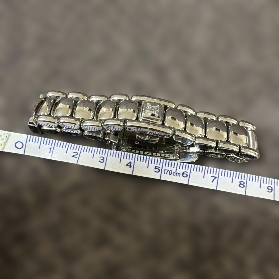 ✨希少✨CELINE セリーヌ 腕時計 スクエア シルバー レディース