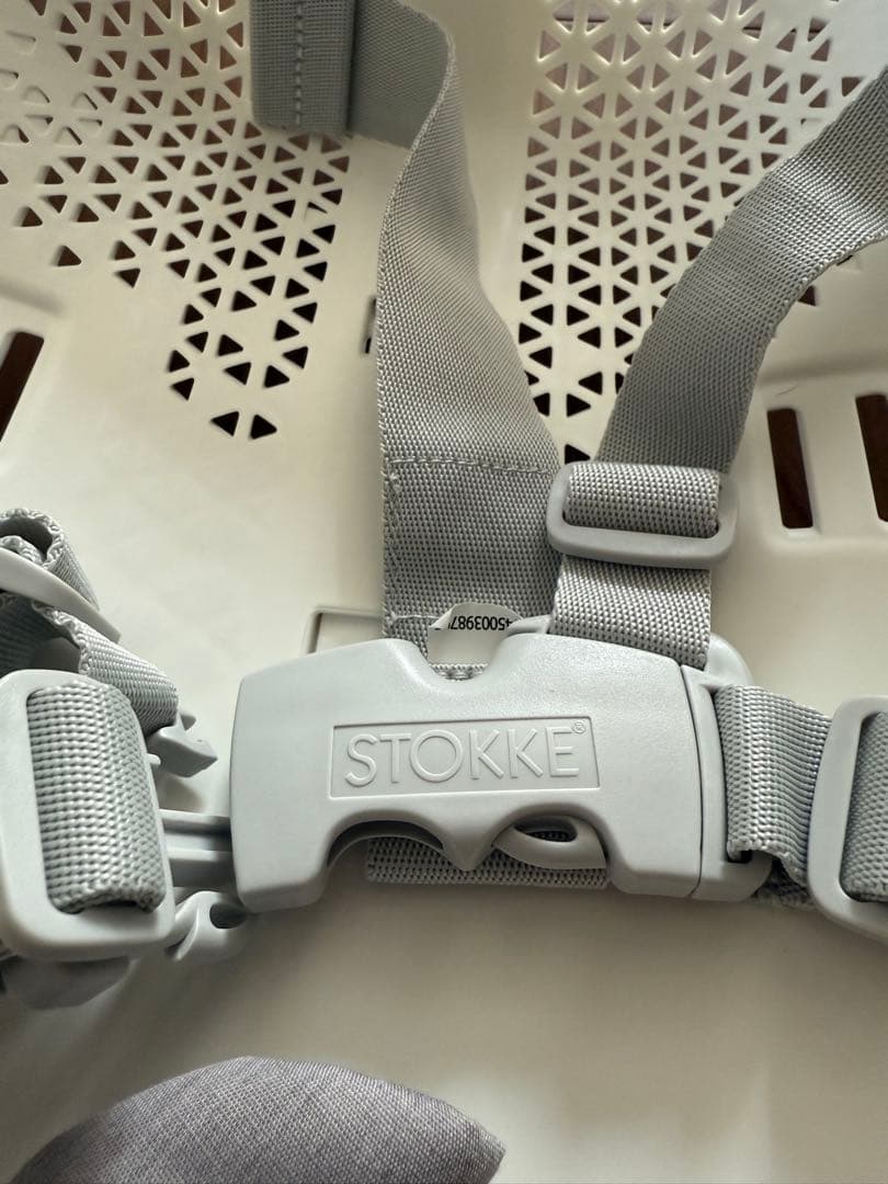 STOKKE トリップトラップ　ベビーラック グレー ハーネス付き