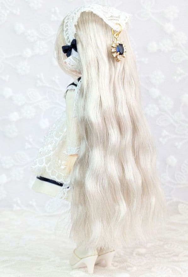 【ピコニーモP専用】レースセーラーワンピース ホワイト×ネイビー 897