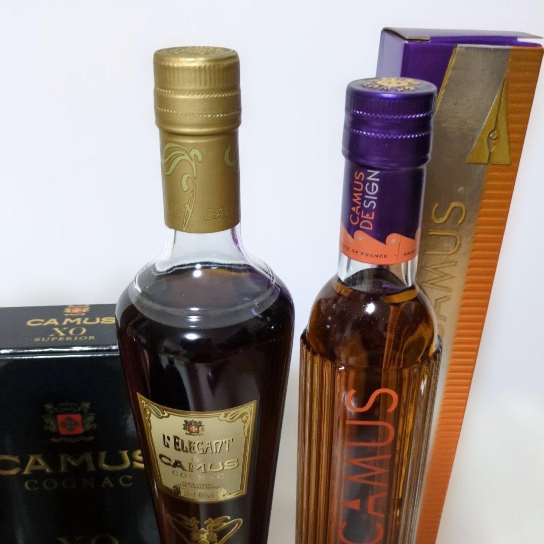 CAMUS カミュ XOスーペリア、ナポレオン他　ブランデー6本セット　未開栓