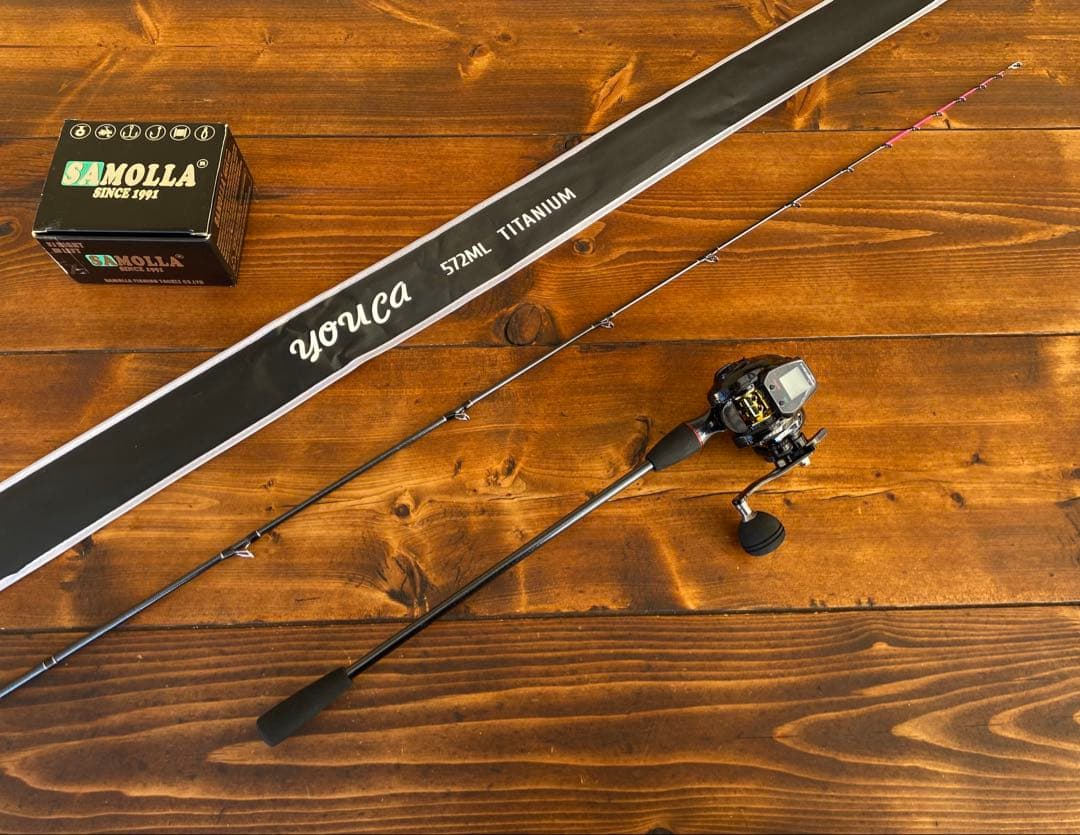 ジギングセット　ジギングロッド　C572ML スロージギング　タイラバ　イカ