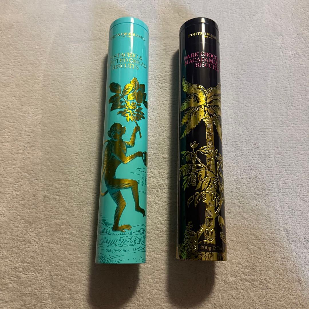 フォートナム&メイソン ピクニックバスケット クッキー缶 ハンパー