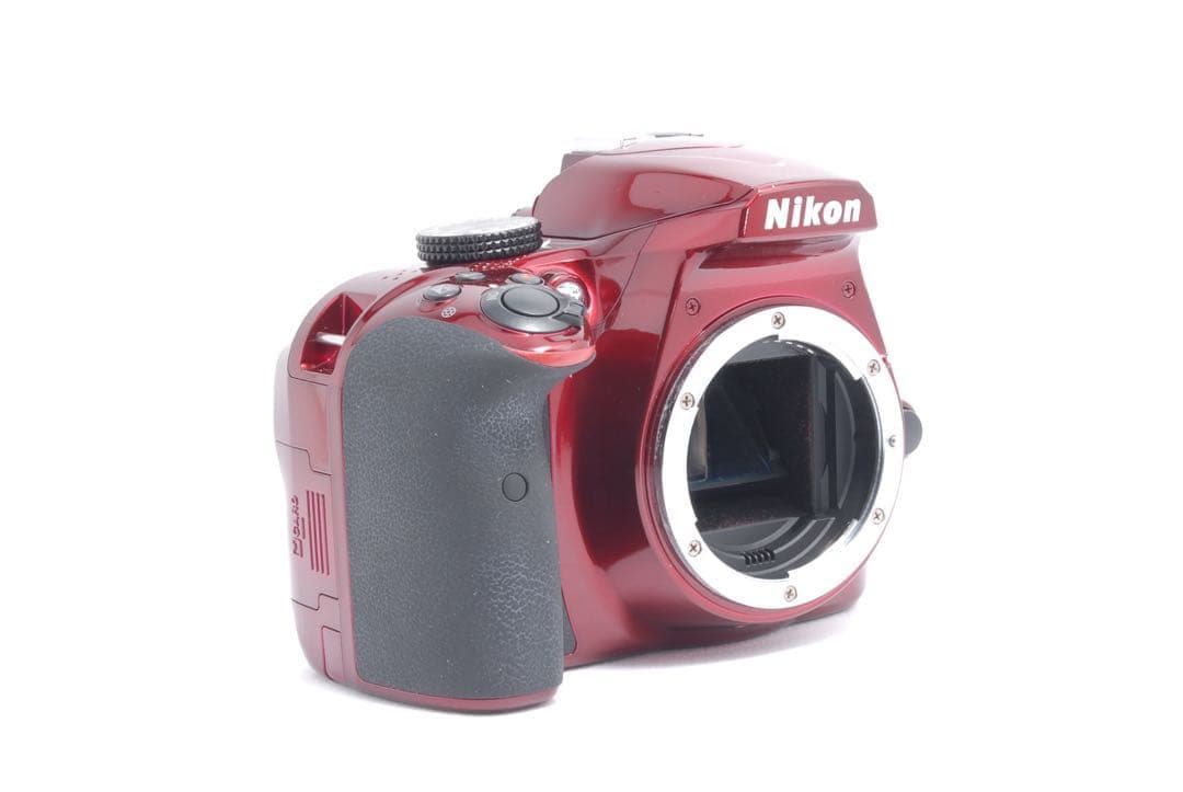 すぐ使える⭐️Nikon ニコン D3400⭐️ダブルレンズ⭐️赤⭐️動画撮影⭐️一眼レフ